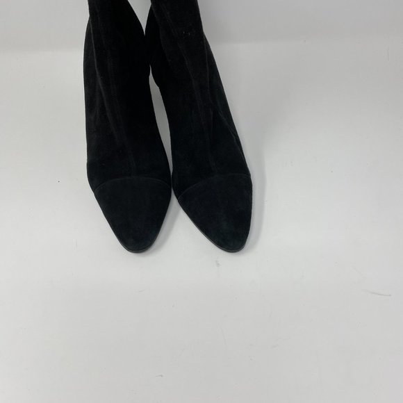 chanel suede knee high boots - Picture 4 of 10